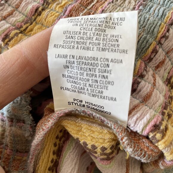 O'Neil Pants Womens Small Multicolor Striped Elastic Waist Casual Lounge Pants - Picture 6 of 6